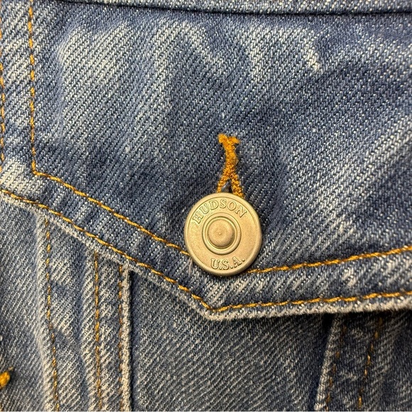 Hudson Jeans Women’s Jean Denim Jacket Size S/M Small Medium GUC - Picture 2 of 6